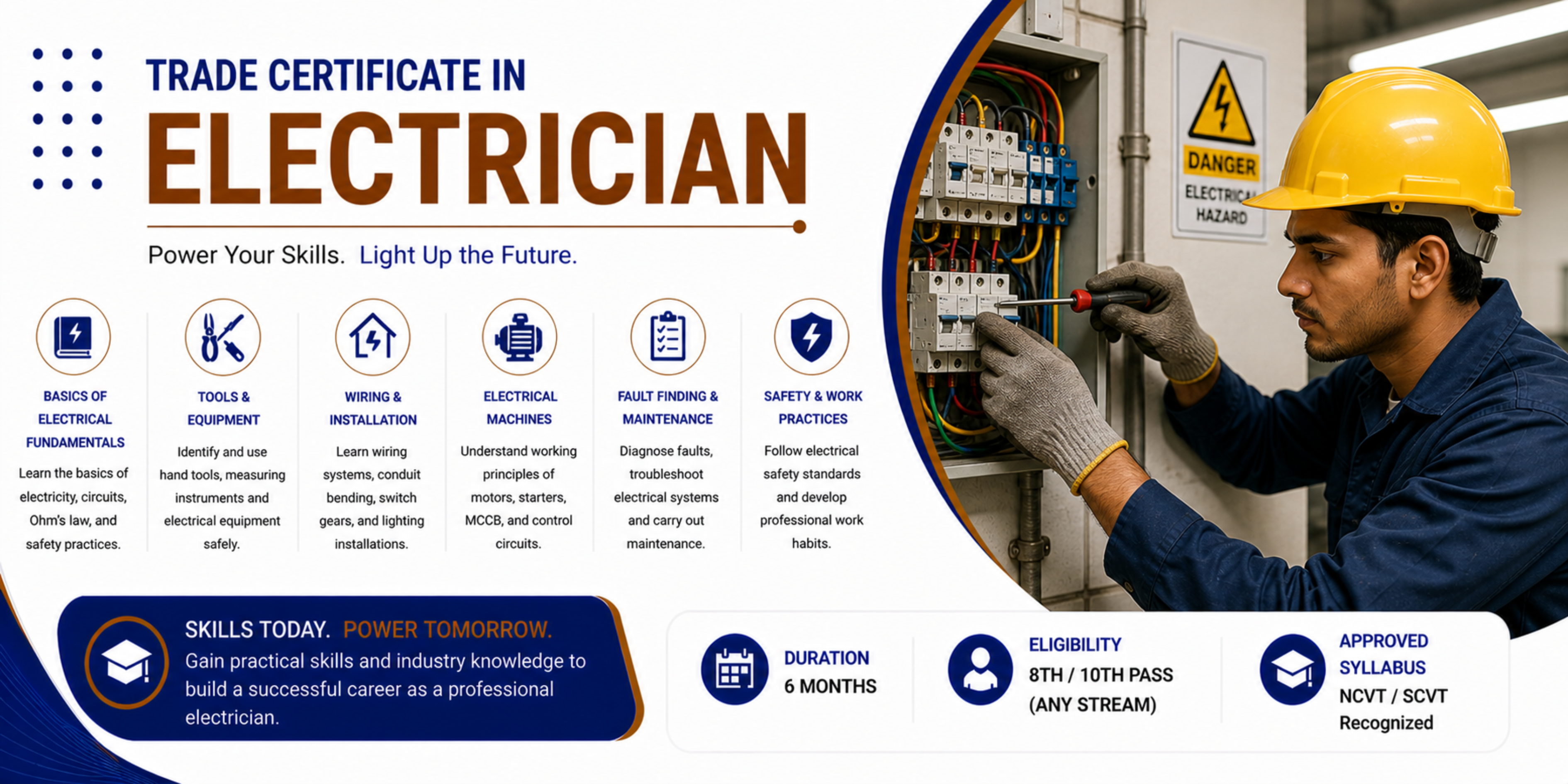 Trade Certificate in Electrician in Coimbatore